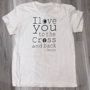 1️⃣ Christian tee size L unisex